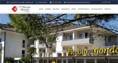 Desktop Screenshot of hotelpiccolomondotorbole.it